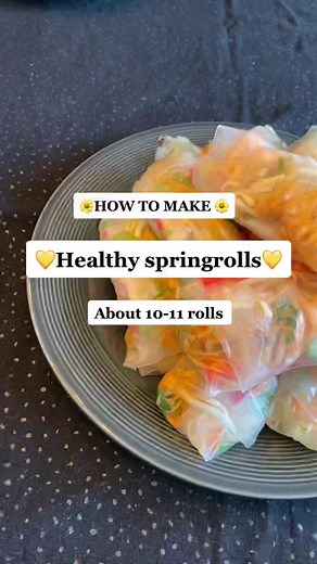 Delicious Veggie Packed Fresh Spring Rolls Recipe