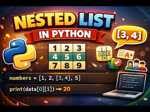 Nested list in Python