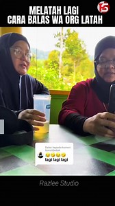 501 reactions | Melatah lagi, cara tersendiri org latah baca wasap. #lucuviral #latahlucu #lucu | Razlee Dstudio | Facebook