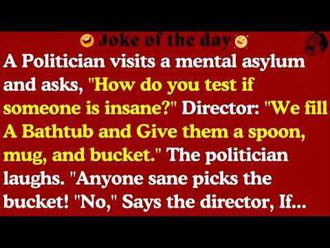 😂The Politician’s Visit to a Mental Asylum Ends With a Brutal Reality Check #loljokes #jokes