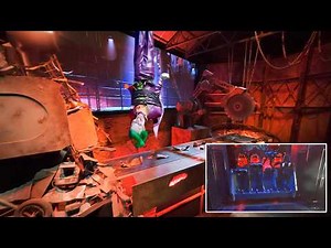 BATMAN Dark Ride at Warner Bros Theme Park | Kuka Robot Arm Dark Ride