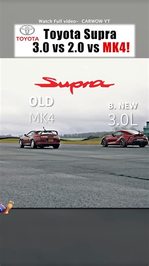 Toyota Supra Drag Race — 3.0 vs 2.0 vs MK4!