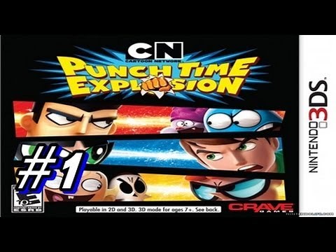 Let's Play Cartoon Network Punch Time Explosion 3DS - Part 1 (BLIND)