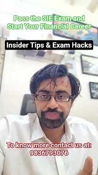 Pass the SIE Exam and Start Your Financial Career#SIEExam #FinanceCareer #TestPrep #FinancialSuccess