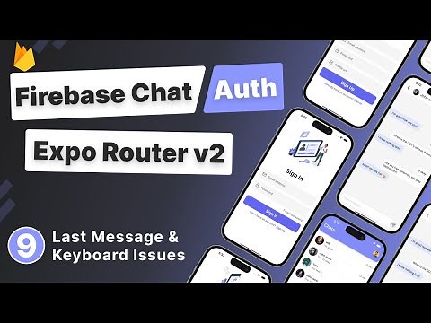 Build a React Native App with Firebase Auth & Chat #9 - Last Message & Time