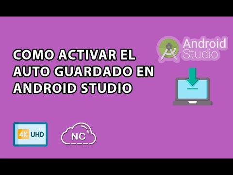COMO ACTIVAR EL AUTO GUARDADO EN ANDROID STUDIO