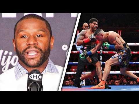 Floyd Mayweather STUNNED by Shakur Stevenson’s MASTERCLASS Domination Over Teofimo Lopez!