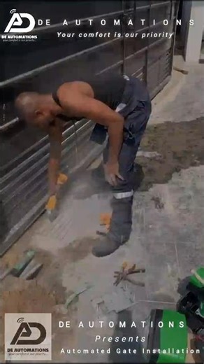 How to install your automated gate 😕. #businessdevelopment #fyp #goviral