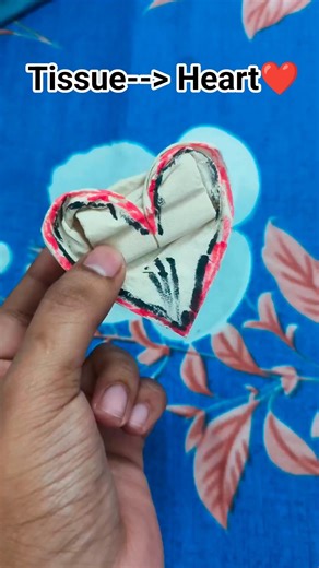 Easy Tissue heart❤DIY❤