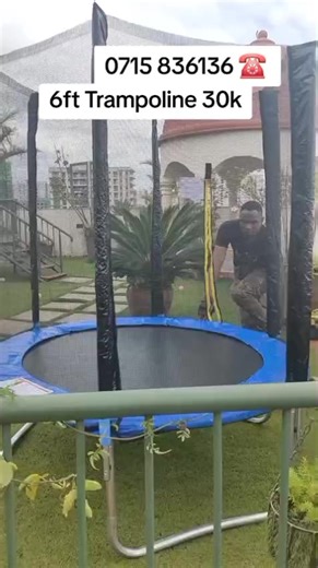 6ft Trampoline @30,000 🦘✨ Big jumps, loud laughs, endless fun for kids 🤸‍♂️ Strong • Safe • Perfect for home play 📍 Accra road New Al noor exbition 6th floor shop 6.5 Nairobi cbd #TrampolineFun #KidsPlayTime #OutdoorFun #KidsToysKenya #TikTokMadeMeBuyIt