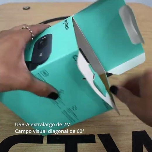 Unboxing Cámara HD C505 Logitech