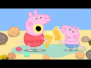 Peppa Jumps in Muddy Puddles and Goes to the Beach 🐷 | Peppa Pig Official Family Kids Cartoon