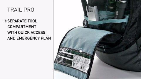EVOC Trail PRO Protective Backpack for Trail & Running