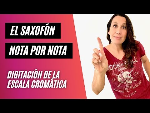 📘 APRENDE A TOCAR TODAS LAS NOTAS EN EL SAXOFÓN 🎵 ESCALA CROMÁTICA 🪜