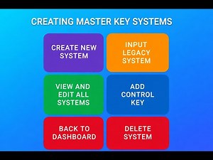 Creating Master Key Systems