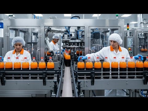 Inside the Soft Drink Bottling Factory: From Raw Materials to Finished Bottle (Full Process)
