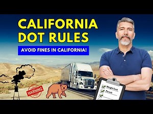 California DOT Rules You MUST Know in 2025!