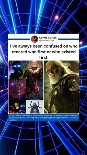 Odin existed before Eternity as he is one powerful entity.#mcu