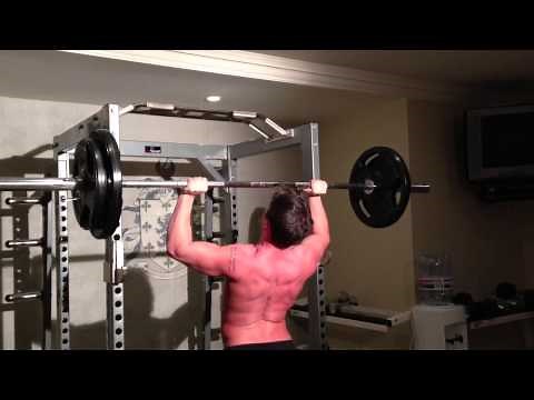 185 lbs Standing Press for 5 Reps