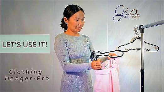 Hanger-Pro. Avoid neck-stretching. Use with any Clothing.