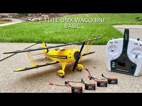 E-flite UMX Waco BNF Basic - Impressive Looks and Impressively Aerobatic!!!