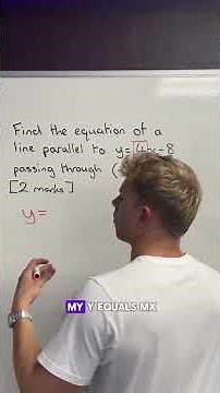 Equation of Parallel Lines #parallel #lines #gcse #maths