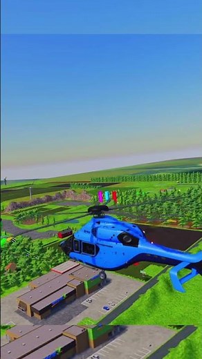 FLY WITH HELICOPTER #fs22 #farmingsimulator22 #automobile#shortvideo #shorts #funnyvideo