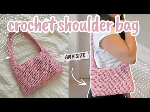 Easy crochet shoulder bag for BEGINNERS | step by step