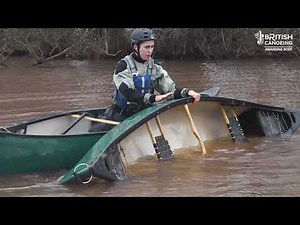 Open Canoe Rescue - emptying a capsized canoe on your own
