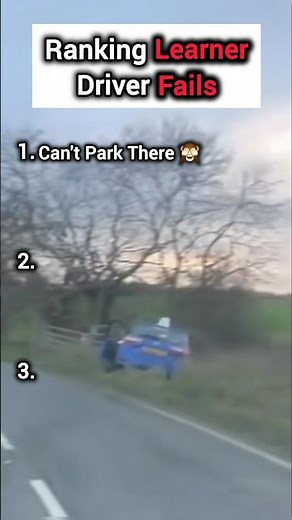Ranking Learner Driver Fails