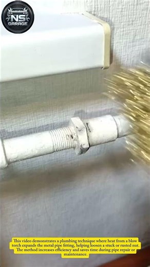 Amazing Plumbing Trick | Heat Method to Remove a Stuck Pipe Nut