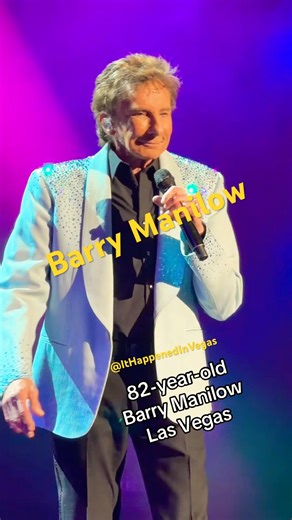 ‪@BarryManilow‬ #concert #barrymanilow #singing #vegas #entertainer #music #livemusic #lasvegas