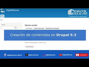 Cómo crear contenidos en el CMS Drupal 9.3 | Paso a paso |Fácil, rápido y sencillo