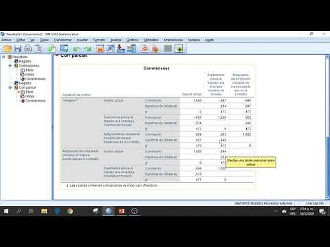Covarianza y Correlación Parcial en SPSS | Pablo Vailati 🙋🏼‍♂️