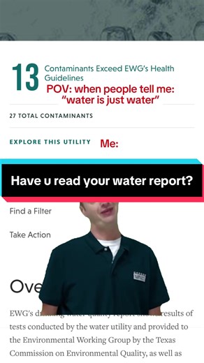 But then why is there is there 27 other compounds in there?🤷🏽‍♂️ * Me: *opens the city water report* * Just head on over to ewg.org/tapwater * Type in your zipcode then give it a look. * Then, if you need assistance protecting yourself from your tap, shooot me a DM🤲🏾 * Be proactive when it comes to your tap water. * These toxins compound daily in your body. ⏰ * #Compound #Water #Quality #Filter #Protection