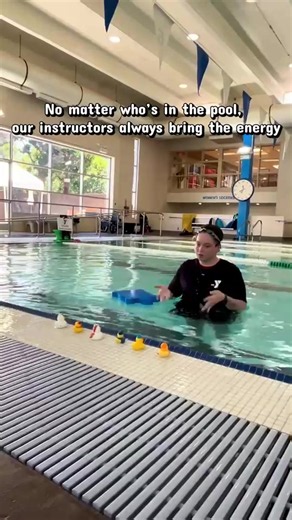 Our swim instructors are always excited to see their swimmers! Register for swim lessons and make a splash with us. 🦆💙 www.ciymca.org/swim #ymcasb #ciymca #swimlessons #learntoswim #swiminstructors
