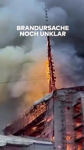 34K views · 376 reactions | Die historische Börse in Kopenhagen steht in Flammen. Das Gebäude aus dem 17. Jahrhundert zählt zu den ältesten der Stadt und beherbergt eine große Kunstsammlung. #copenhagen #denmark #brand #feuerwehr | WELT | Facebook