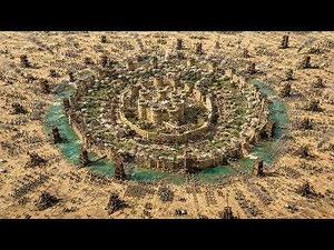 Epic & Brutal 1v7 Mountain Castle w/ 3 Layers (Extreme Attacks) - Stronghold Crusader DE