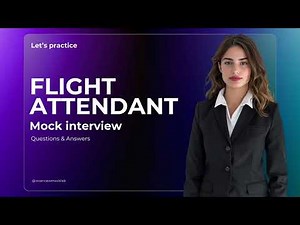 Flight attendant - Mock Interview (Questions & Answers)