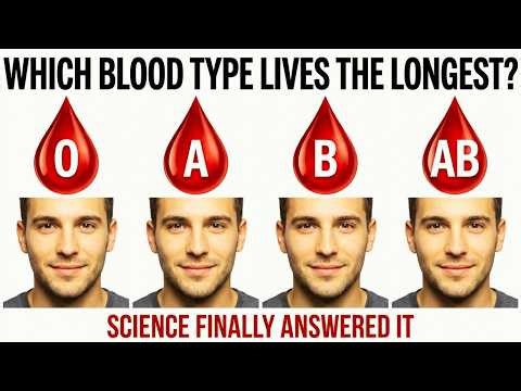 Your Blood Type Determines How Long You Live