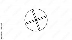 Warping Morphing Circle to Square Animated Looping Loading Spinner