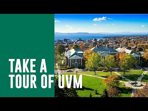 Aerial View of the Campus at the University of Vermont