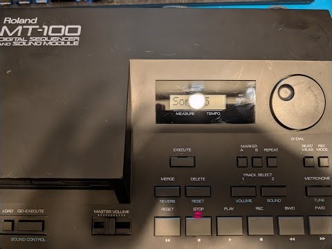 Roland MT-100 (Pretty cool ! MT-32 with PR-100)