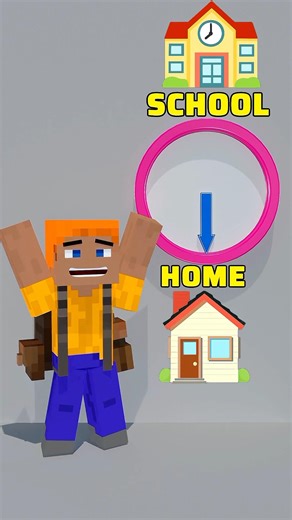 It's just Gravity | Animation 3D #shorts #minecraft