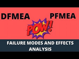 FMEA Process I dfmea and pfmea I Design FMEA Vs Process FMEA in detail