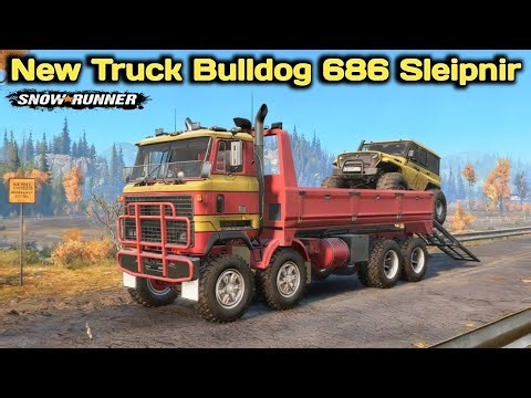 New Truck Bulldog 686 Sleipnir In SnowRunner Season 17 #snowrunner #offroad #truck