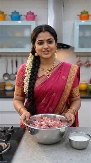 🍲 மட்டன் கடினமா வருதா? இதை try பண்ணுங்க 😋#shorts