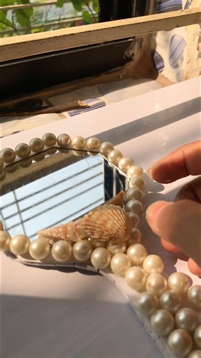diy shell mirror #shorts #craft #art #diy #viral