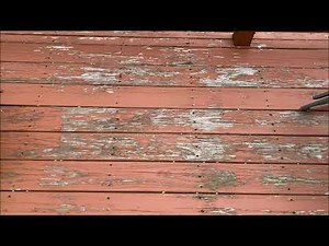 BEWARE Using Solid Stain on a Deck!!