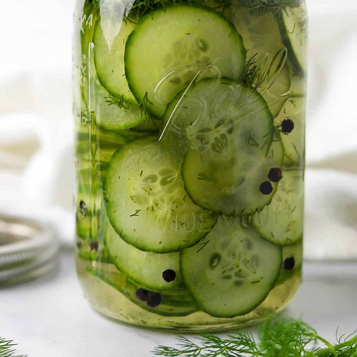 Quick Swedish Pickled Cucumbers